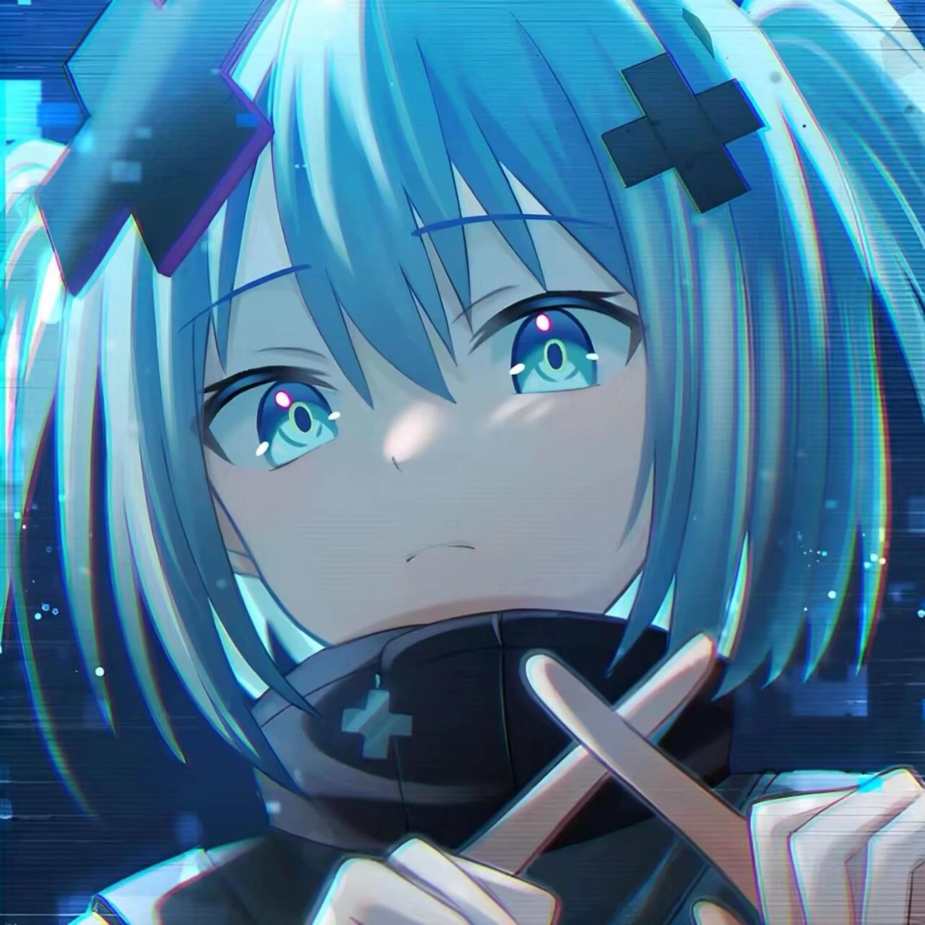 High Contrast Neon Theme